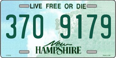NH license plate 3709179