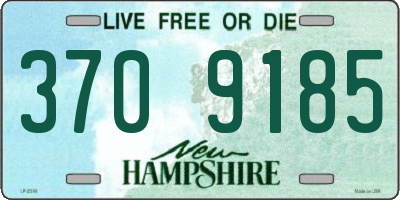 NH license plate 3709185