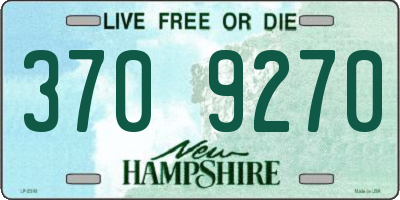 NH license plate 3709270