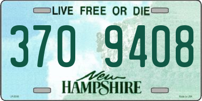 NH license plate 3709408