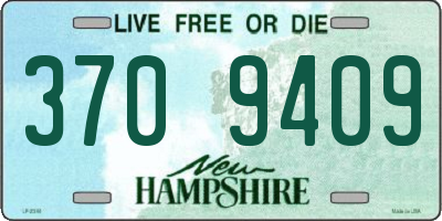 NH license plate 3709409