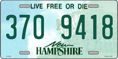 NH license plate 3709418