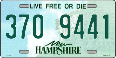 NH license plate 3709441