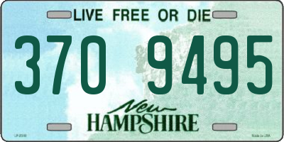 NH license plate 3709495