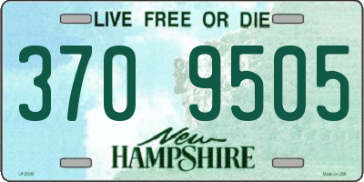 NH license plate 3709505