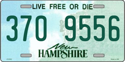NH license plate 3709556