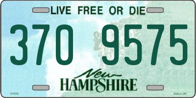 NH license plate 3709575