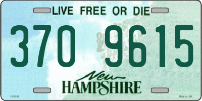NH license plate 3709615