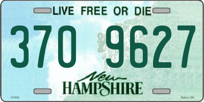 NH license plate 3709627