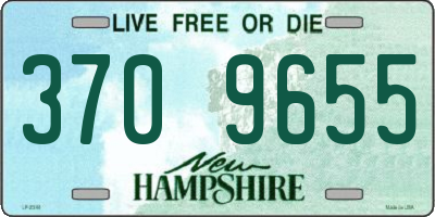 NH license plate 3709655