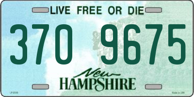 NH license plate 3709675
