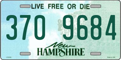 NH license plate 3709684