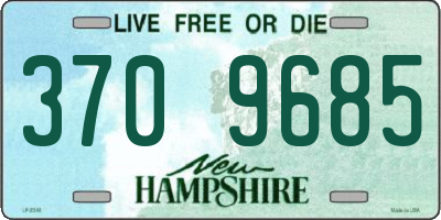 NH license plate 3709685