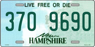 NH license plate 3709690