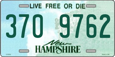 NH license plate 3709762