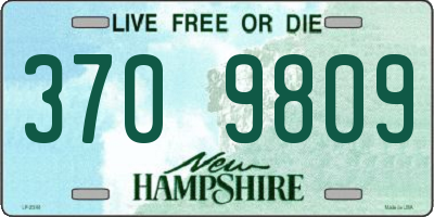NH license plate 3709809