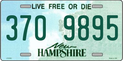 NH license plate 3709895