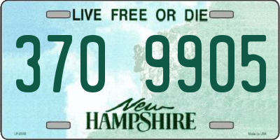 NH license plate 3709905