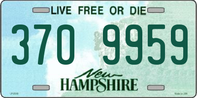 NH license plate 3709959
