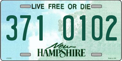 NH license plate 3710102