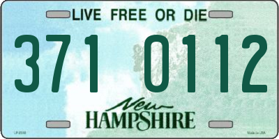 NH license plate 3710112