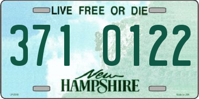 NH license plate 3710122