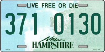 NH license plate 3710130
