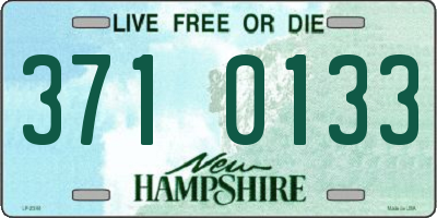 NH license plate 3710133