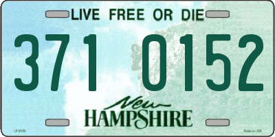 NH license plate 3710152
