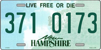 NH license plate 3710173