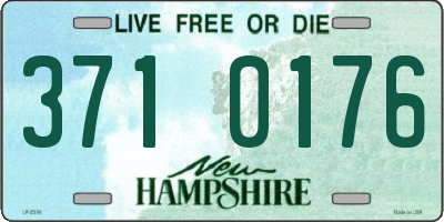 NH license plate 3710176