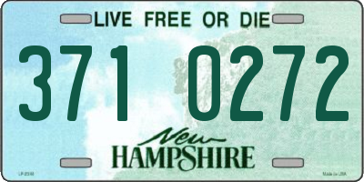 NH license plate 3710272