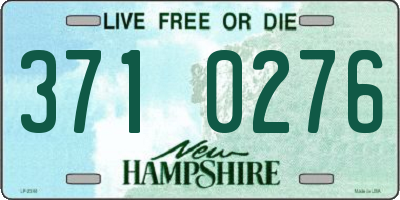 NH license plate 3710276