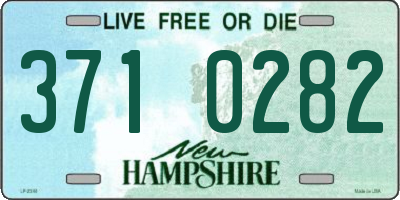 NH license plate 3710282