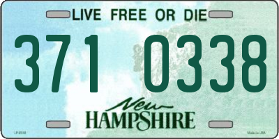 NH license plate 3710338