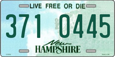 NH license plate 3710445