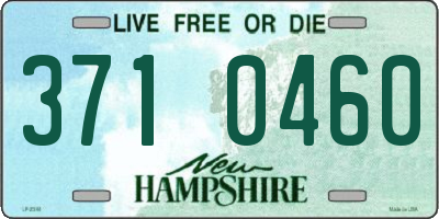 NH license plate 3710460