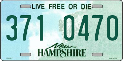 NH license plate 3710470