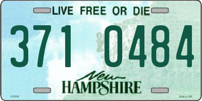 NH license plate 3710484