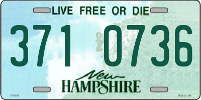 NH license plate 3710736