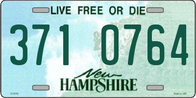 NH license plate 3710764