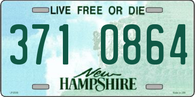 NH license plate 3710864