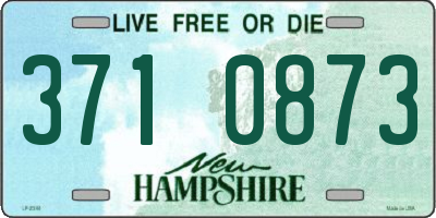 NH license plate 3710873