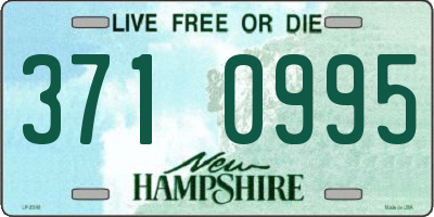 NH license plate 3710995