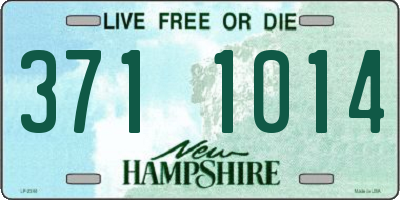 NH license plate 3711014