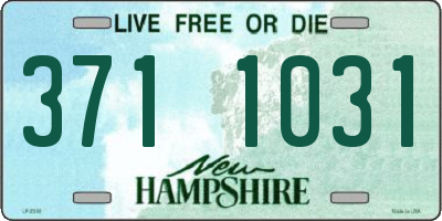 NH license plate 3711031