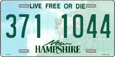 NH license plate 3711044