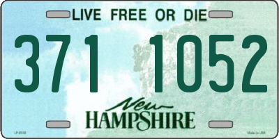 NH license plate 3711052