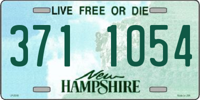 NH license plate 3711054