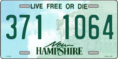 NH license plate 3711064
